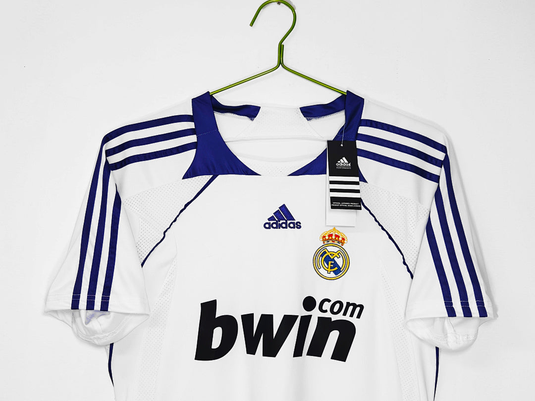 Real Madrid 2007/08 Retro Home Jersey - photo 2