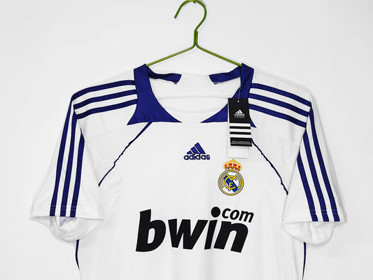 Real Madrid 2007/08 Retro Home Jersey - photo 2