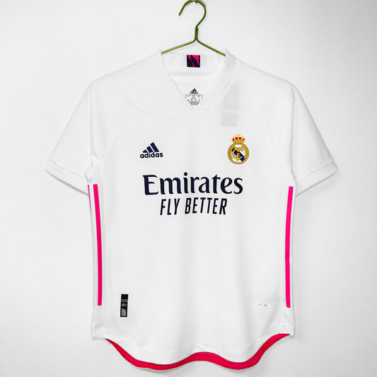 Real Madrid 2020/21 Retro Home Player Jersey - front