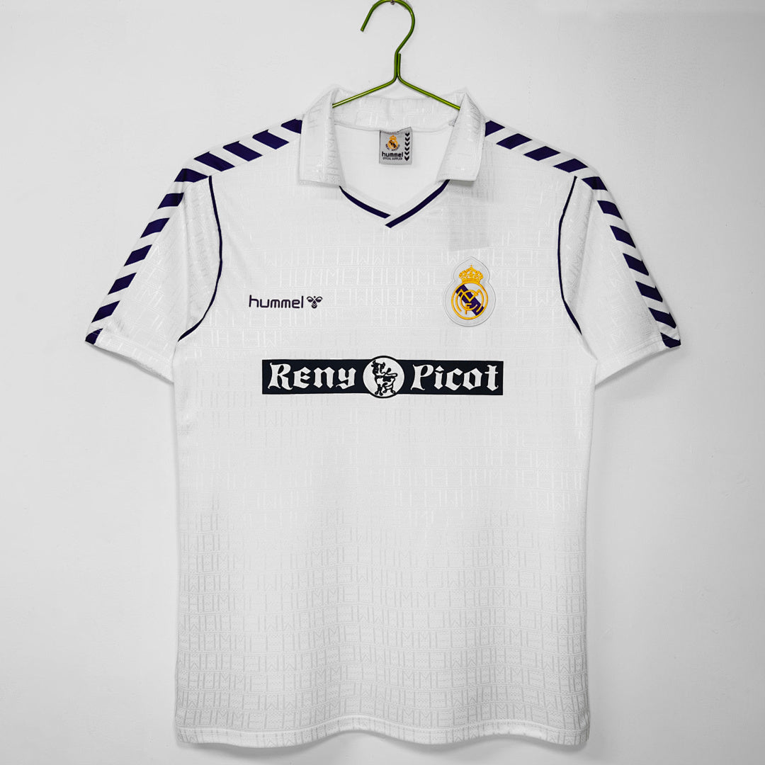 Real Madrid 1988/90 Retro Home Jersey - front
