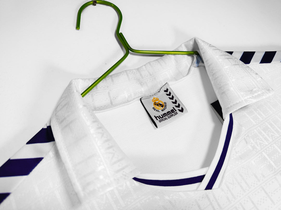 Real Madrid 1988/90 Retro Home Jersey - photo 11