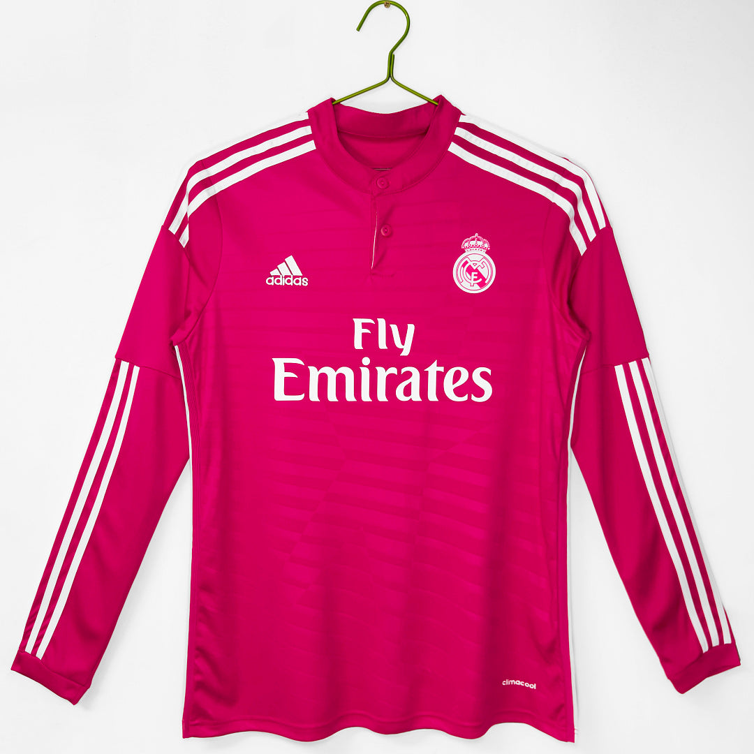 Real Madrid 2014/15 Retro Away Long-Sleeve Jersey - front