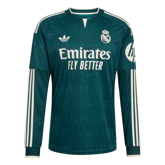 Real Madrid 2026/27 Away Long-Sleeve Fan Jersey - front
