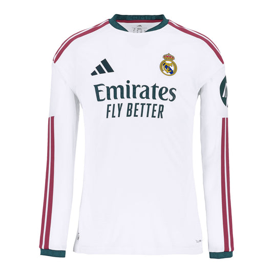 Real Madrid 2026/27 Home Authentic Long-Sleeve Jersey - front