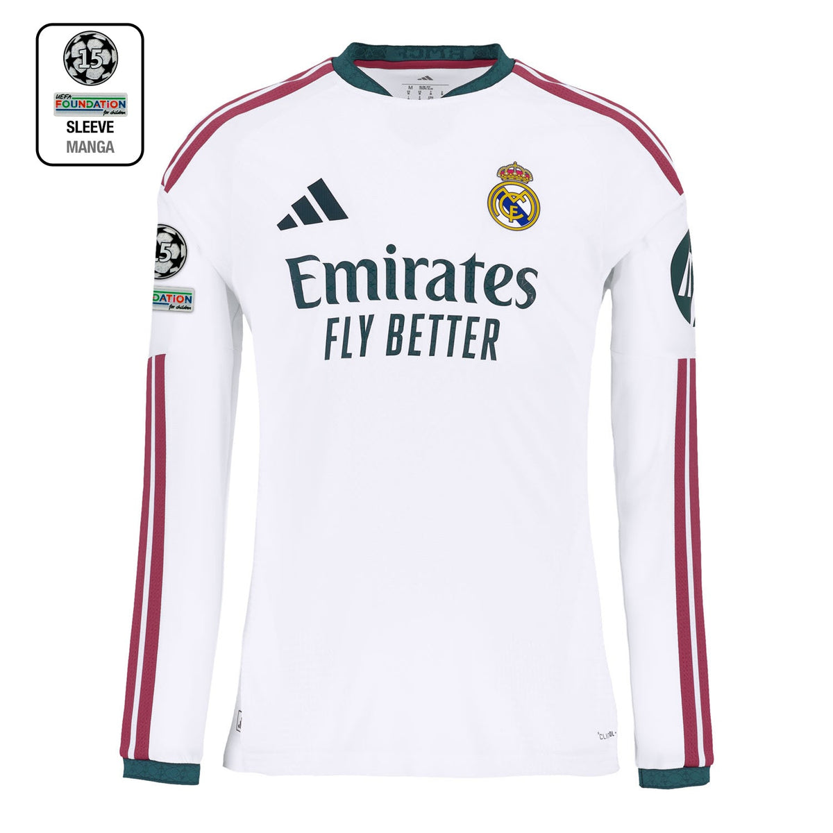 Real Madrid 2026/27 Home Authentic Long-Sleeve Jersey - photo 22