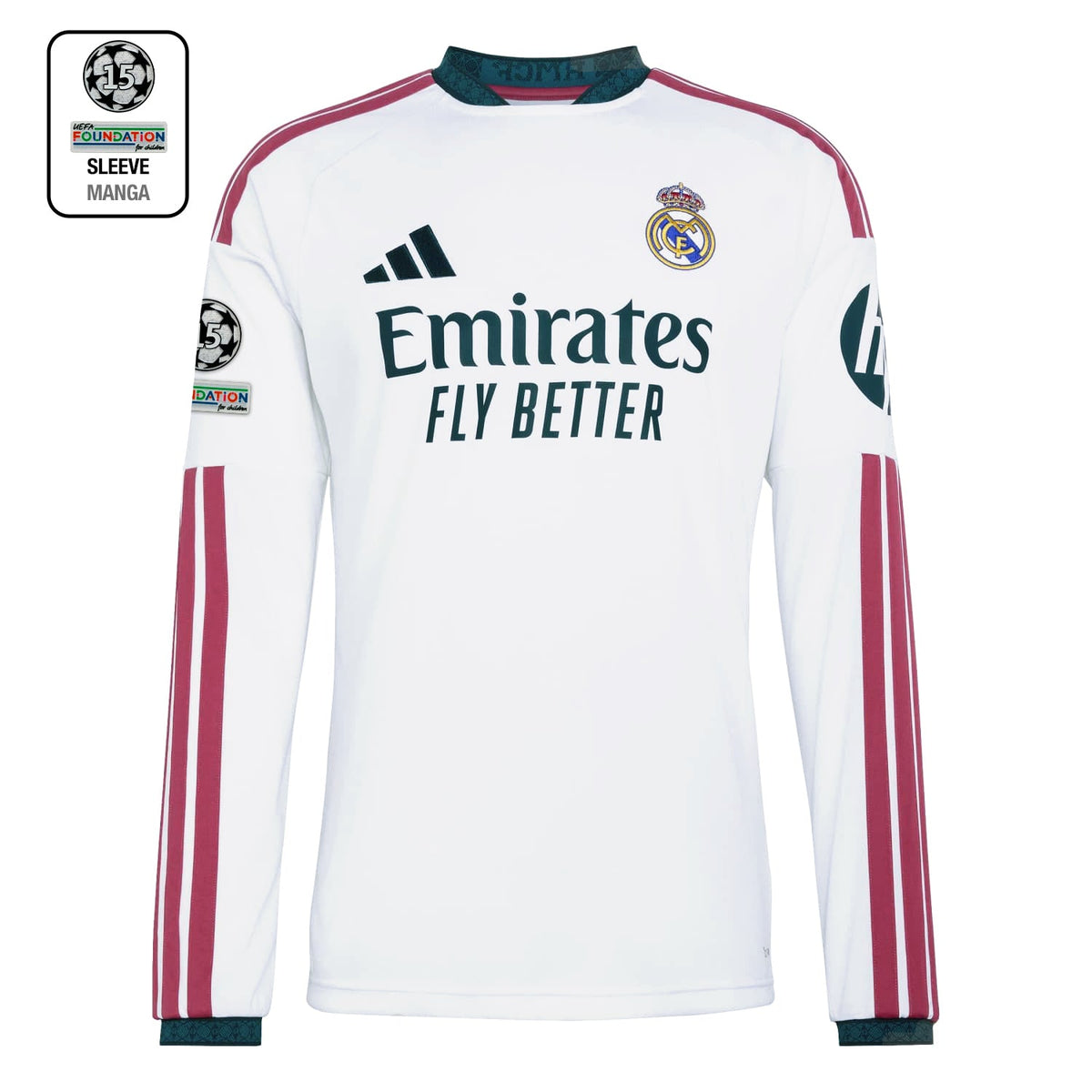 Real Madrid 2026/27 Home Long-Sleeve Fan Jersey - photo 12
