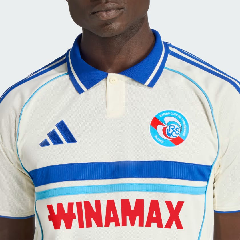 Camisola RC Strasbourg 2025/26 Casa Torcedor