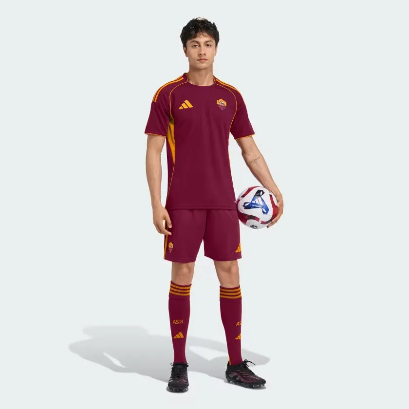Shorts AS Roma 2025/26 Casa Torcedor