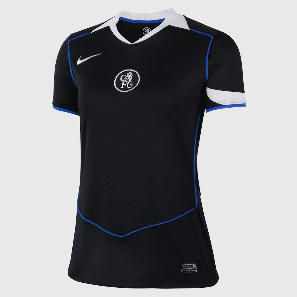 Camisola Feminina Chelsea FC 2025/26 Terceira Torcedor