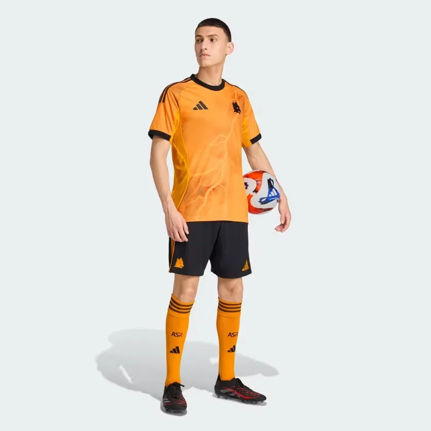 Shorts AS Roma 2025/26 Fora Torcedor