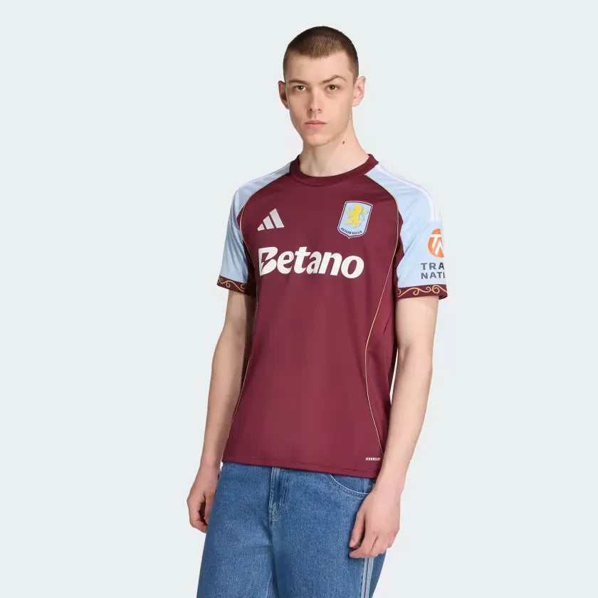 Camisola Aston Villa FC 2025/26 Casa Torcedor