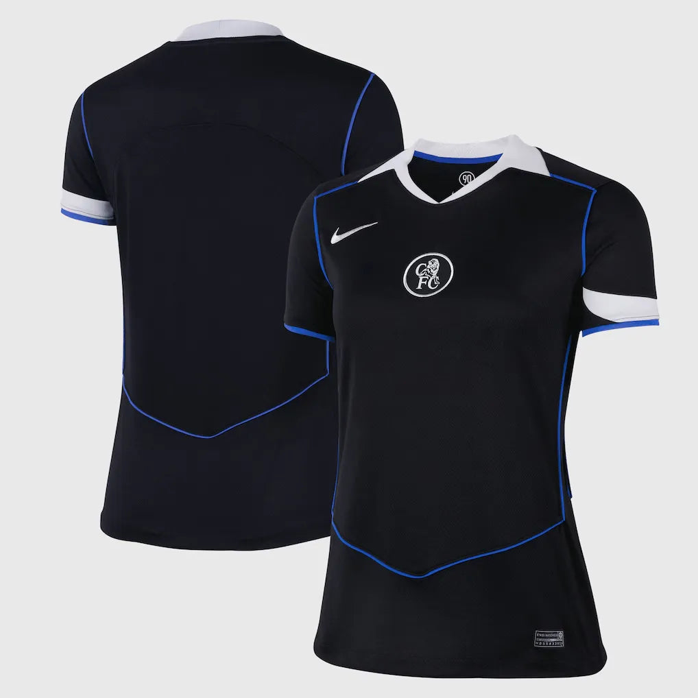 Camisola Feminina Chelsea FC 2025/26 Terceira Torcedor