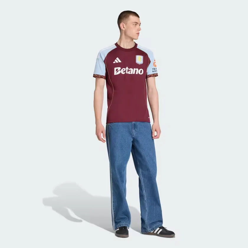 Camisola Aston Villa FC 2025/26 Casa Torcedor