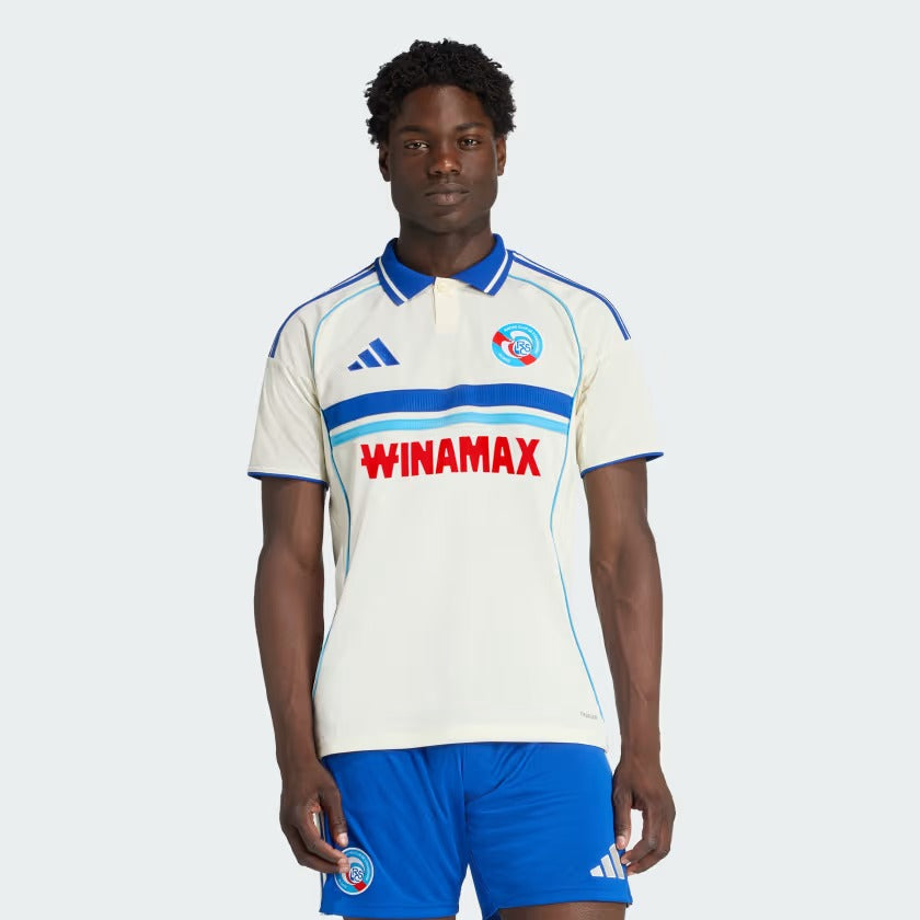 Camisola RC Strasbourg 2025/26 Casa Torcedor